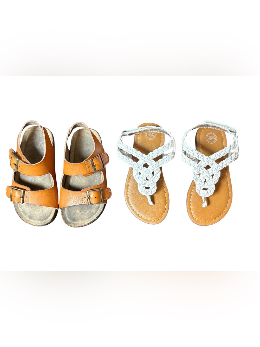 Toddler Girls Sandal Bundle Size 6 & 7 Cat & Jack Wonder Nation